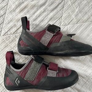 Black Diamond rock climbing shoes